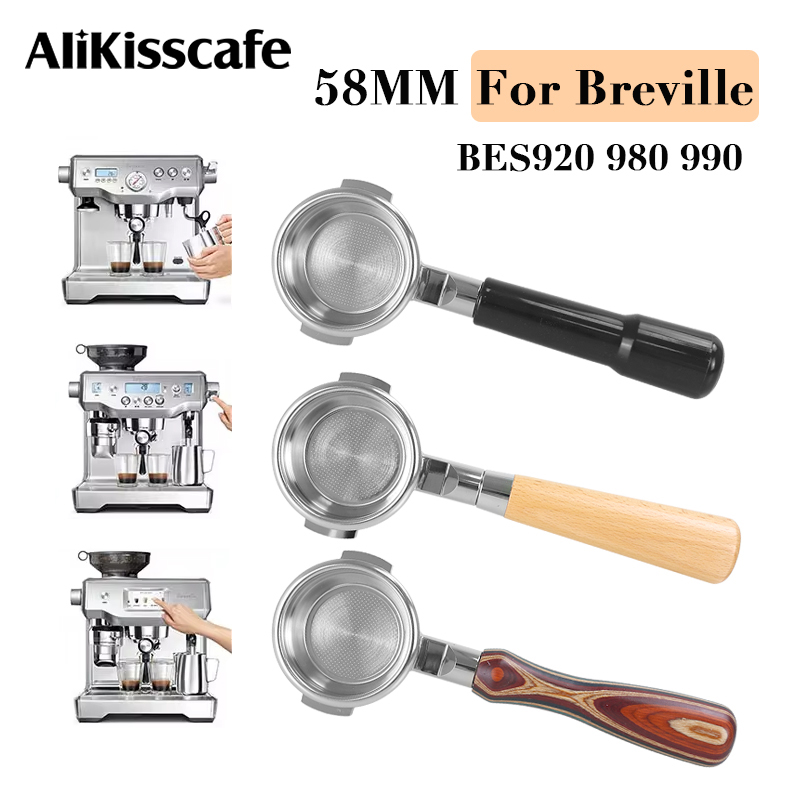 Portafilter 58Mm - 58MM Bottomless Portafilter For Breville BES920