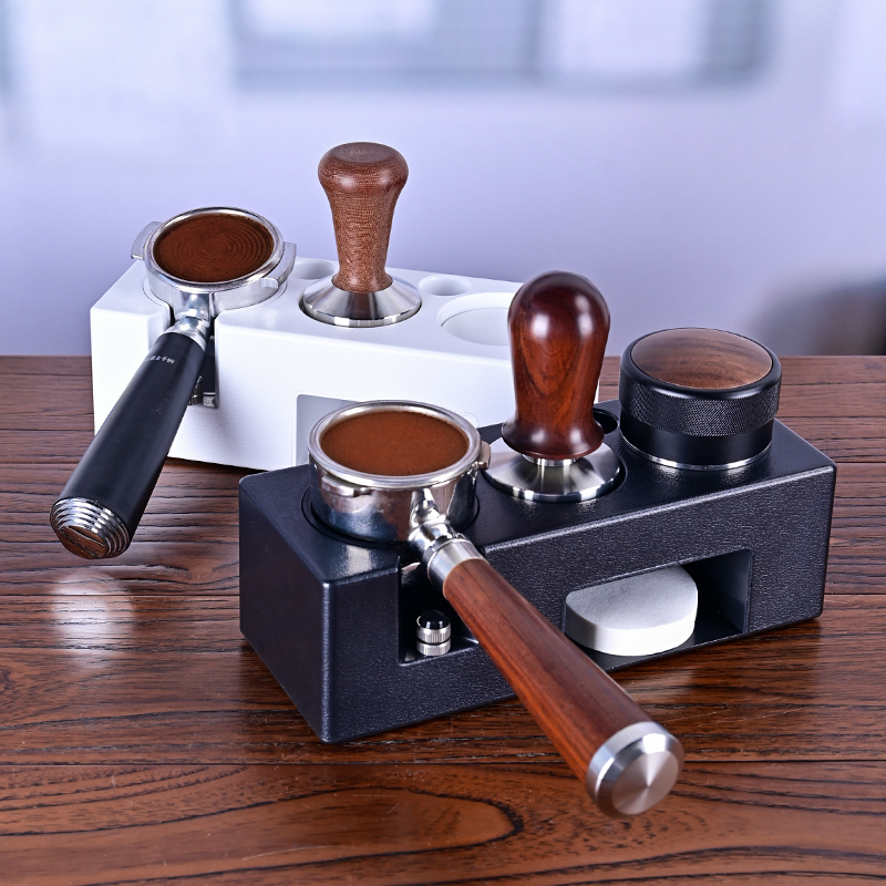 Coffee Equipment Distributor - Barista Tool Espresso Tamper Holder Black
