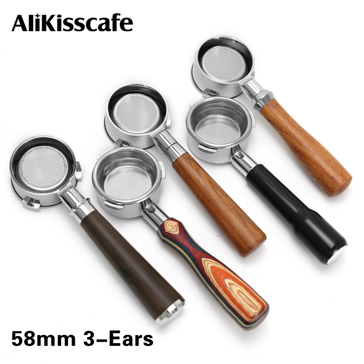 Portafilter 58Mm - 58mm Bottomless Portafilter 3Ear For Hibrew