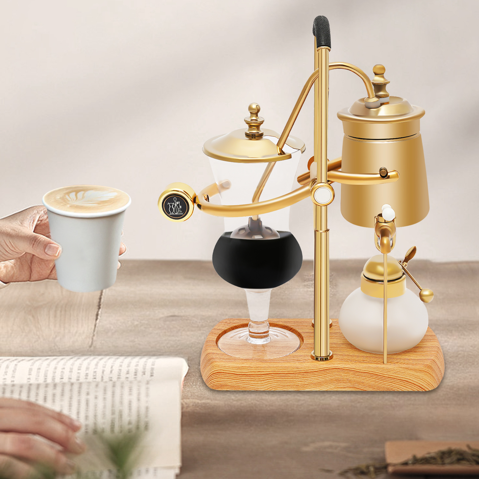 400ml Gold Belgium Royal Famil – Coffee Equipment Gift Set recenzja i cena