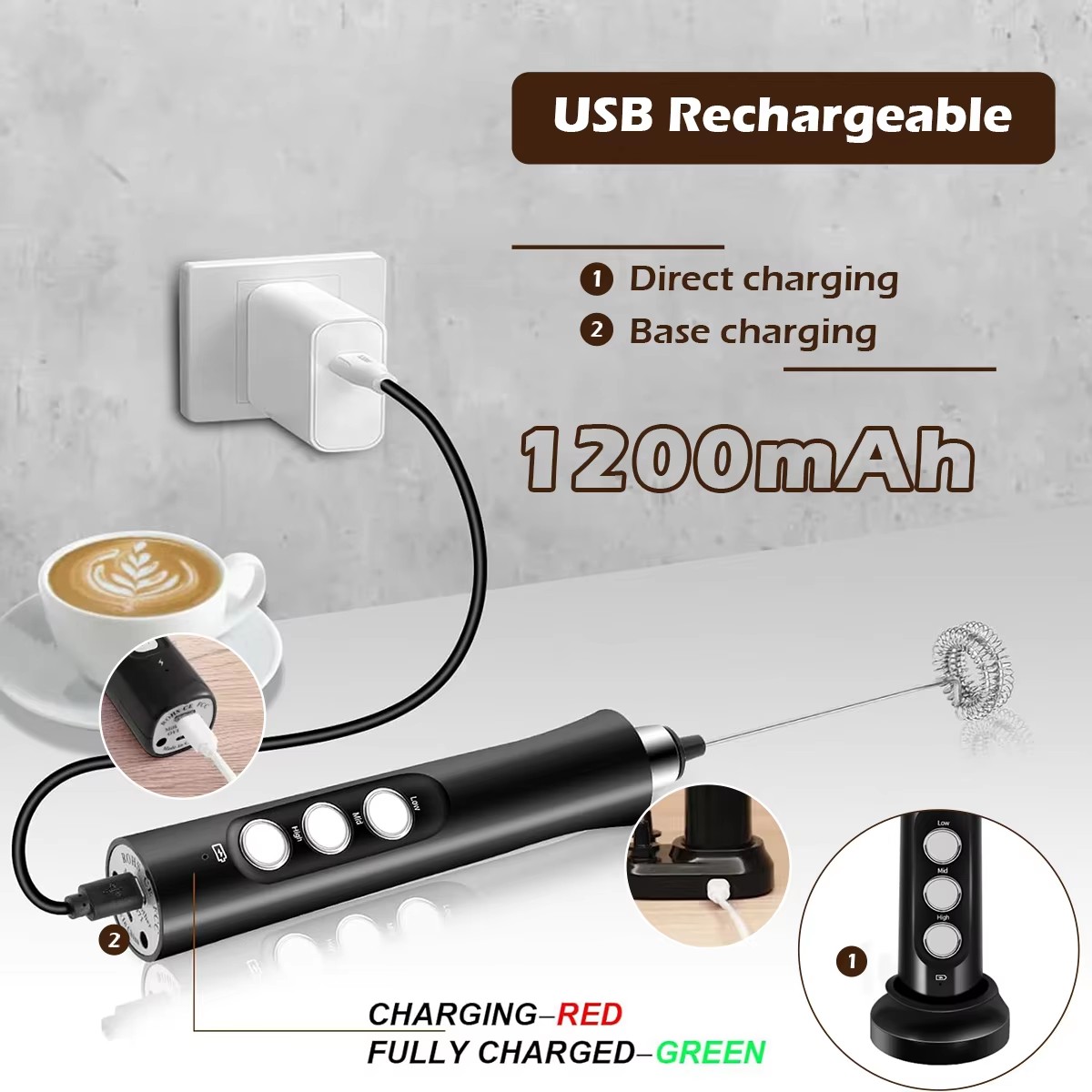 Wireless Rechargeable Electric – Milk Steaming Pitcher recenzja i cena