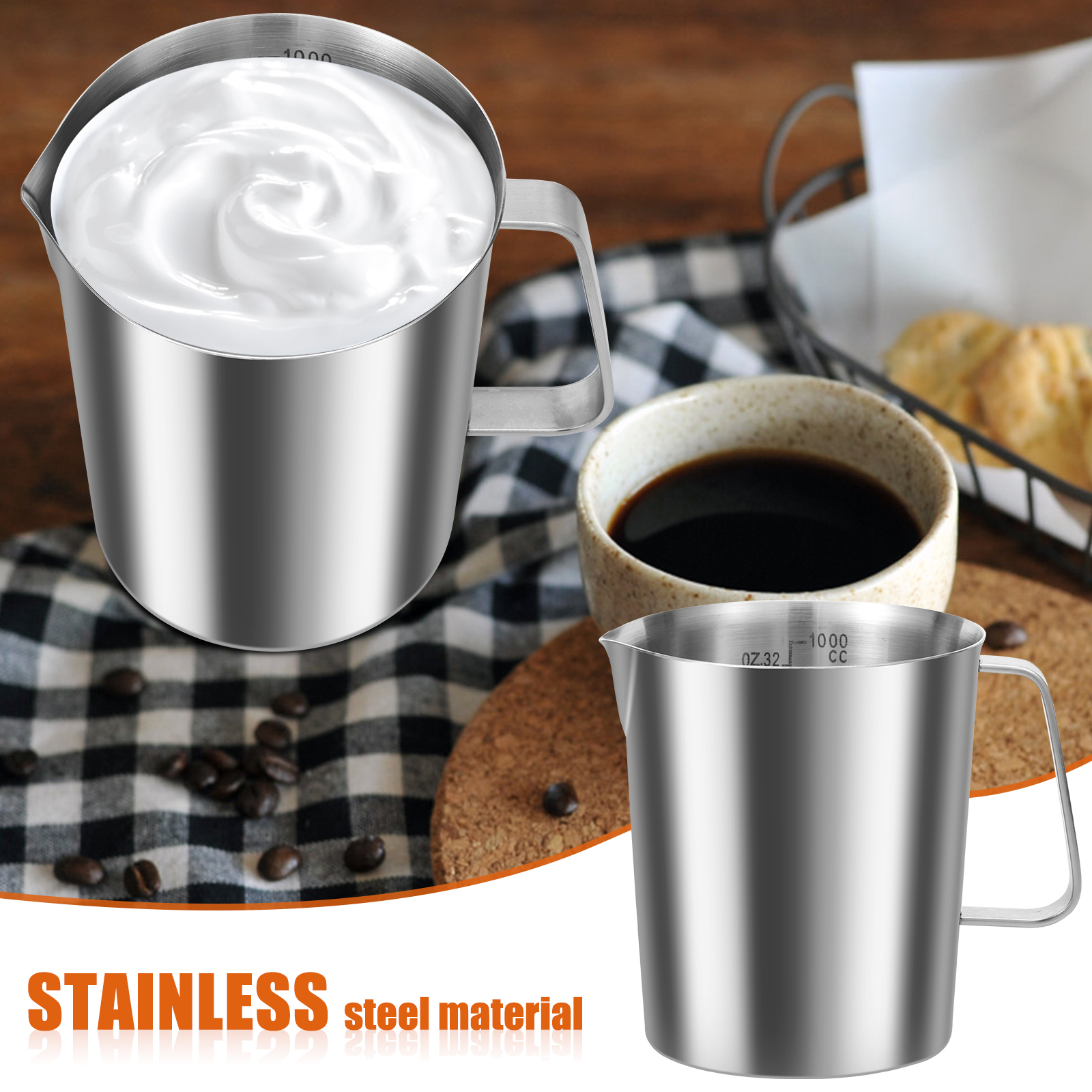 500/1000ML Stainless Steel Mil – Milk Steaming Pitcher recenzja i cena