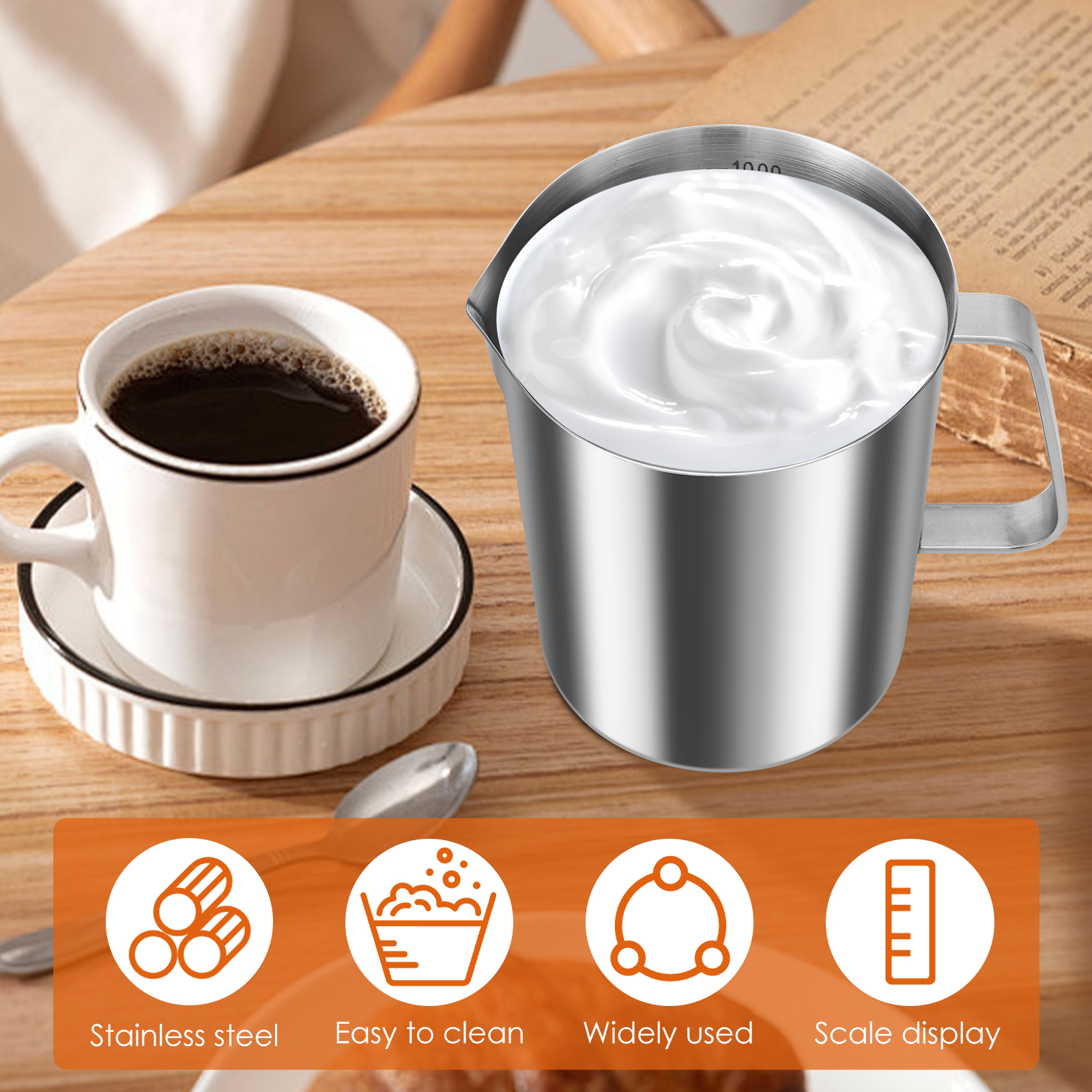 500/1000ML Stainless Steel Mil – Milk Steaming Pitcher recenzja i cena