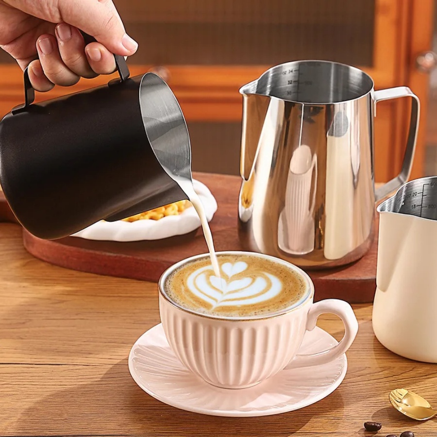 Coffee Milk Frothing Pitcher J – Milk Steaming Pitcher recenzja i cena