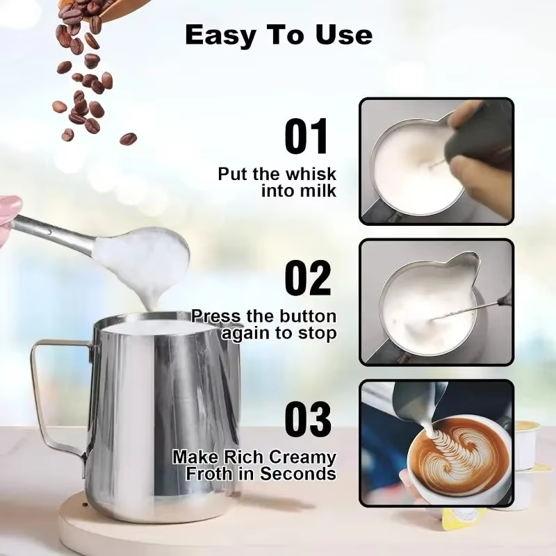 NEW 2026 MINI Milk Frother USB – Milk Steaming Pitcher recenzja i cena