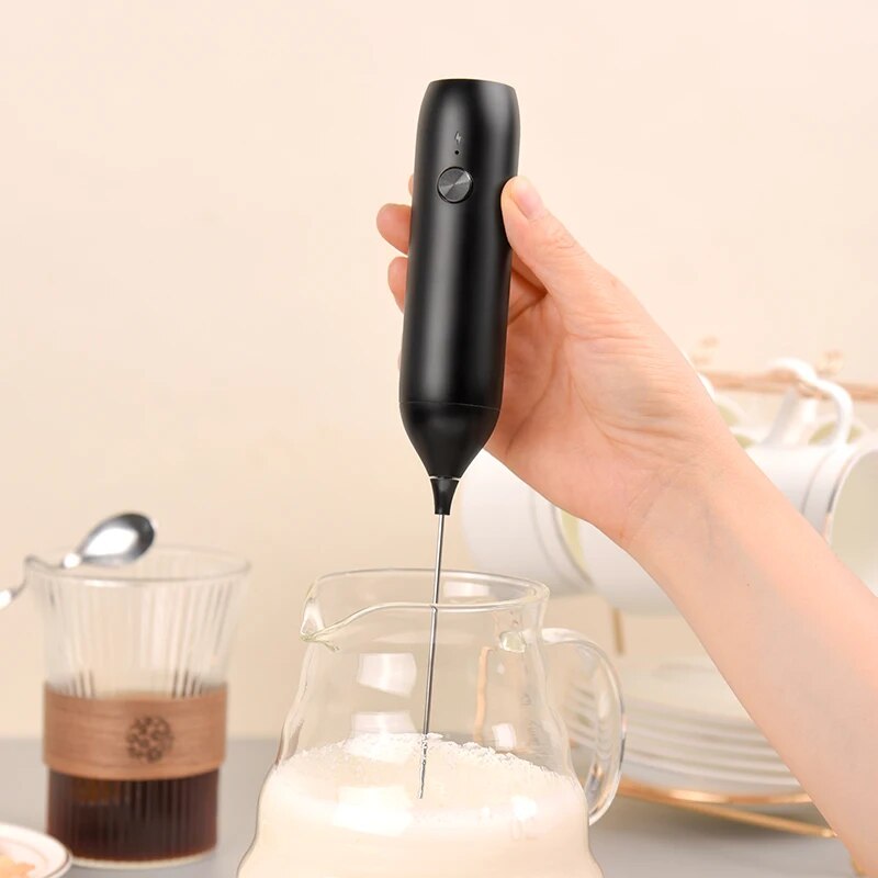 Electric Milk Frother Coffee F – Milk Steaming Pitcher recenzja i cena