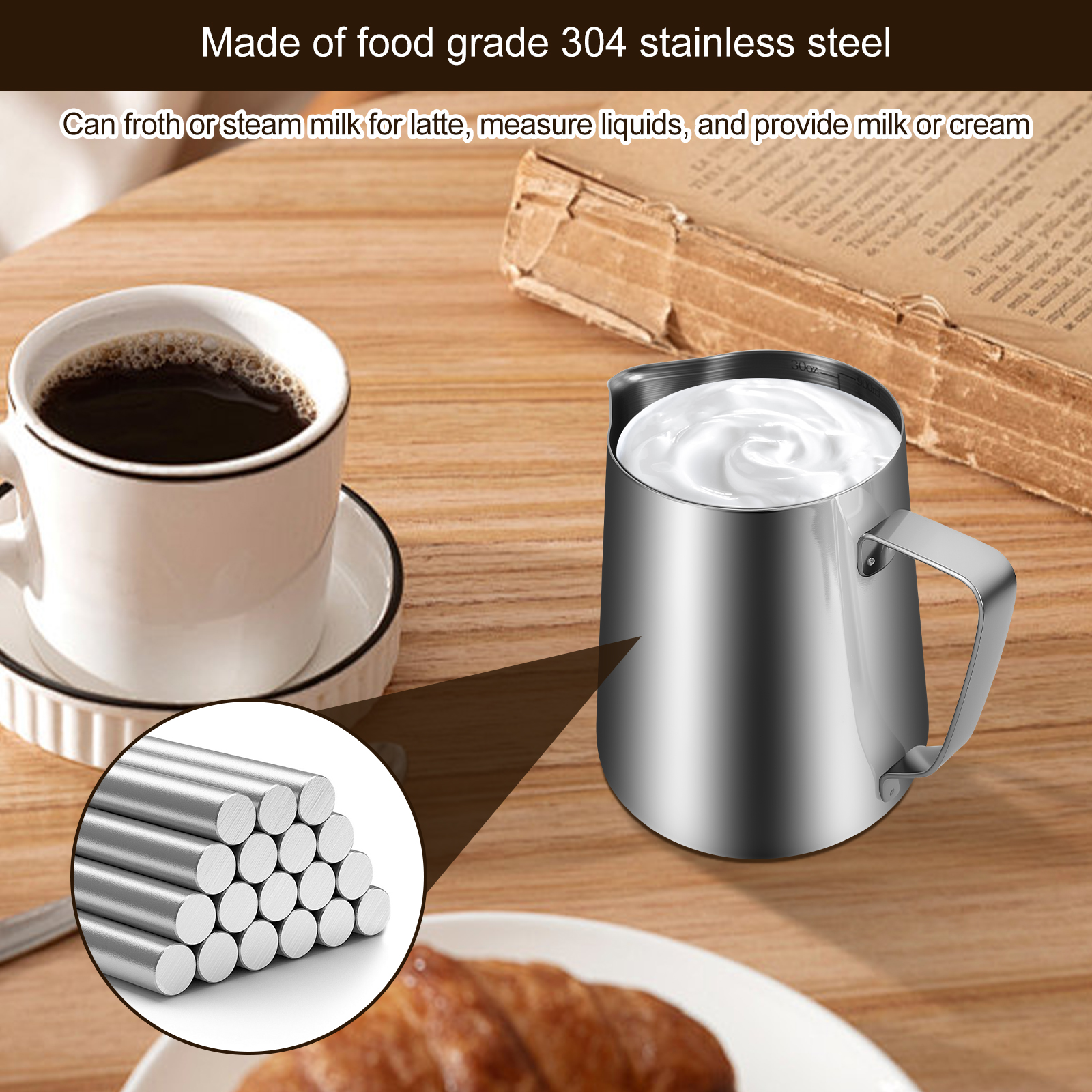 Milk Frothing Pitcher Kit Vers – Milk Steaming Pitcher recenzja i cena
