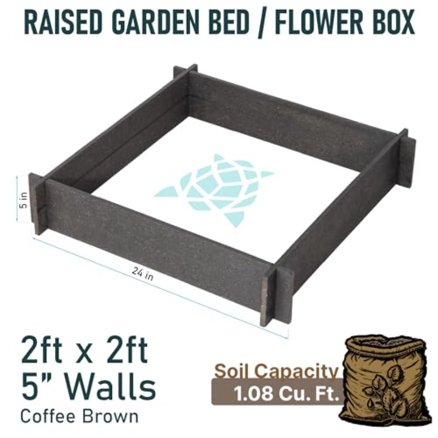 Raised Garden Bed Outdoor Pati – Coffee X recenzja i cena