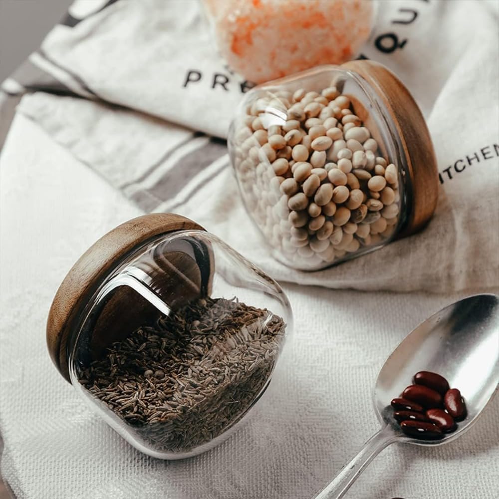 Glass Food  Containers with Wo – Coffee X recenzja i cena
