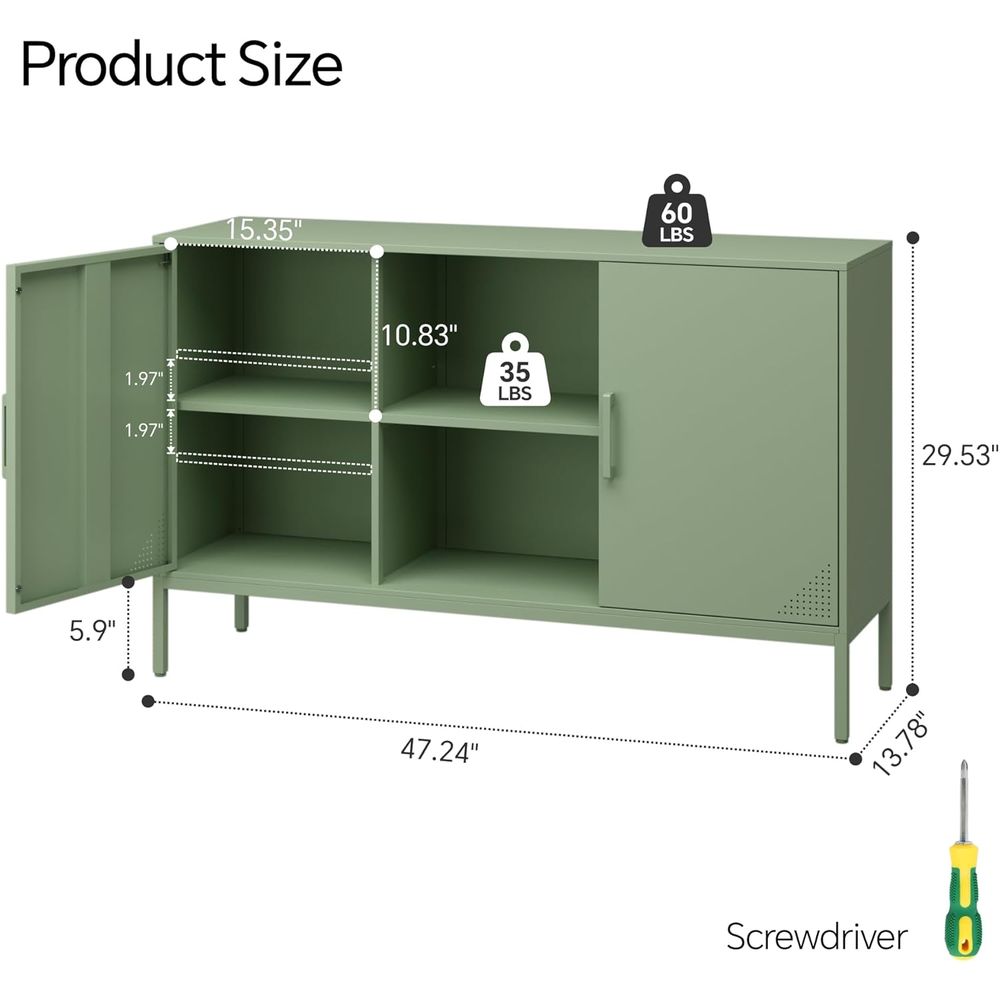 Green 65 Inch TV Stand with St – Coffee X recenzja i cena