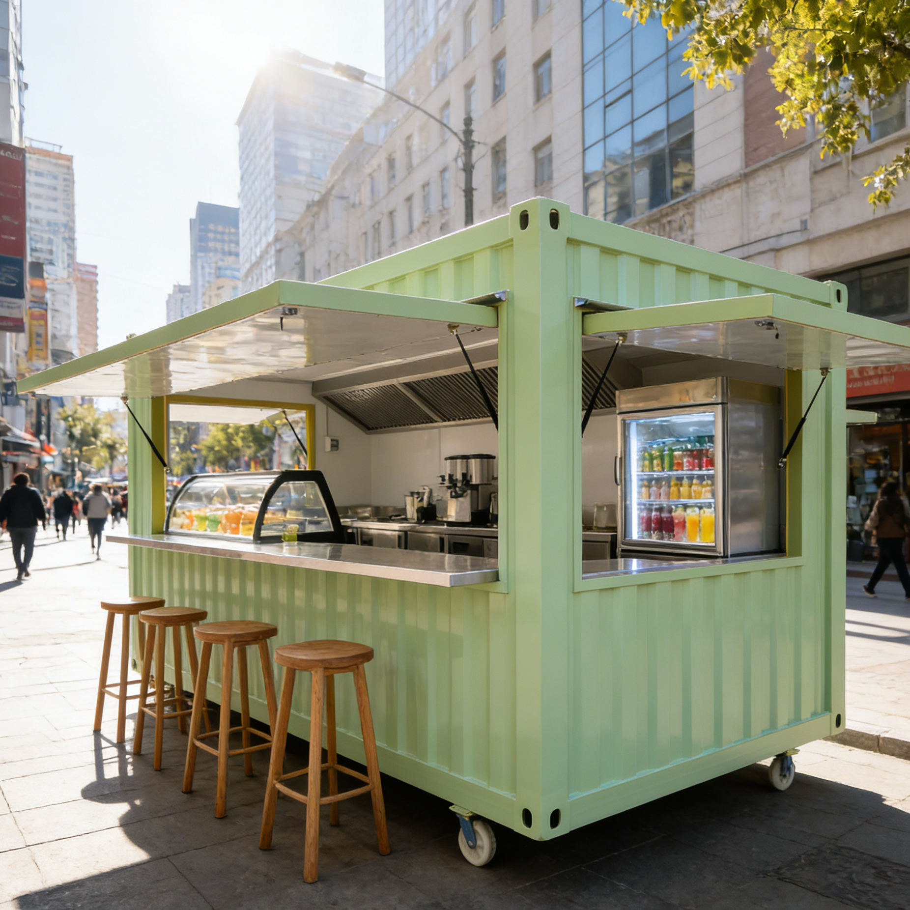 Prefabricated Container Restau – Coffee Shop Equipment Setup recenzja i cena