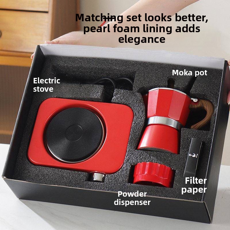 Moka Pot Coffee Maker Handbrew – Coffee Equipment Gift Set recenzja i cena