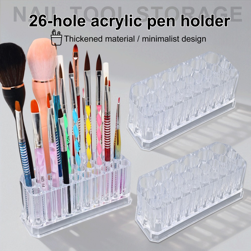 26 Holes Acrylic Nail Brushes  – Coffee X recenzja i cena