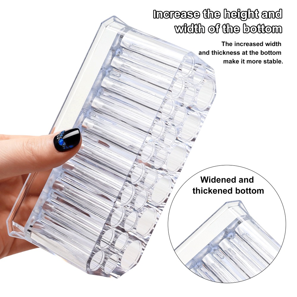 26 Holes Acrylic Nail Brushes  – Coffee X recenzja i cena
