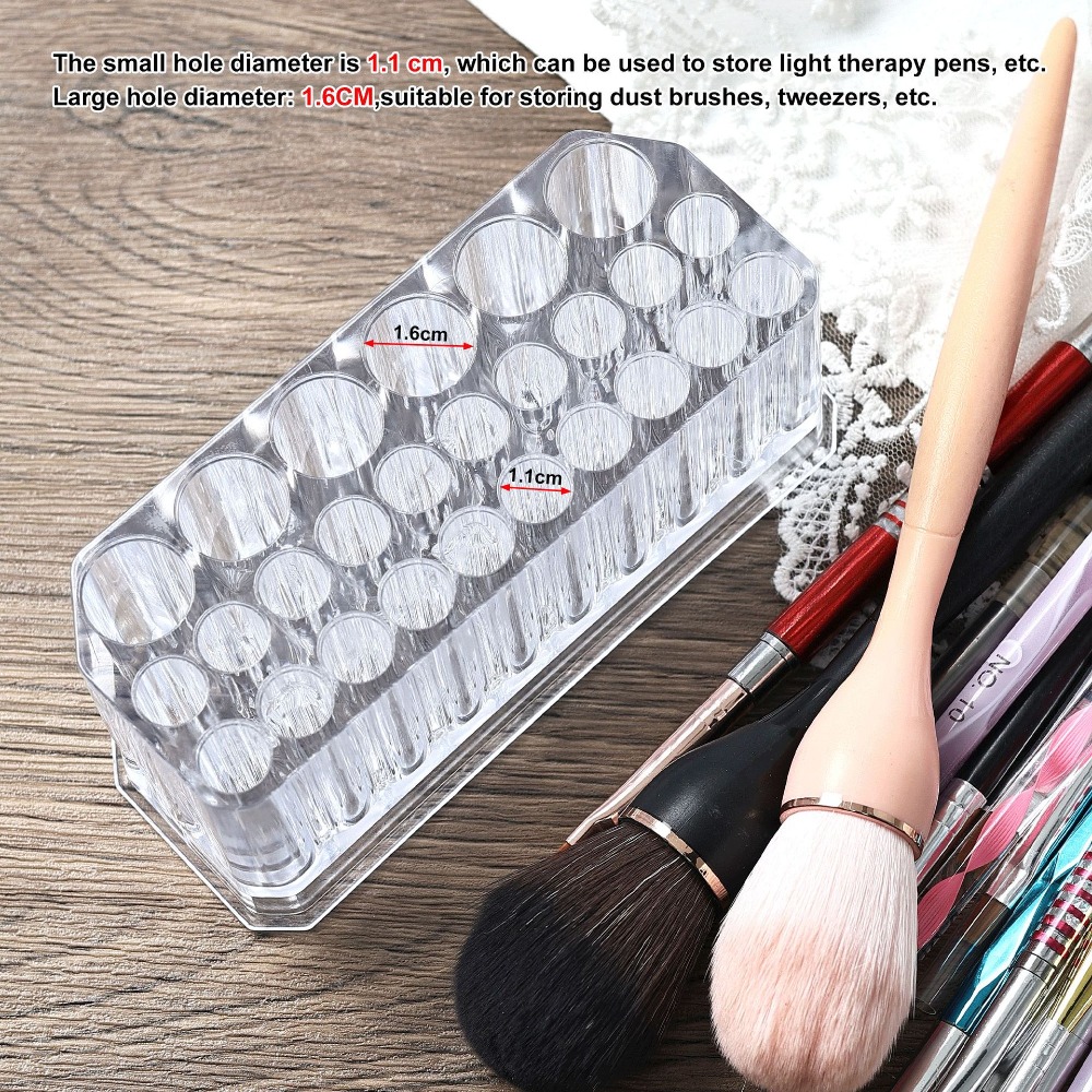 26 Holes Acrylic Nail Brushes  – Coffee X recenzja i cena
