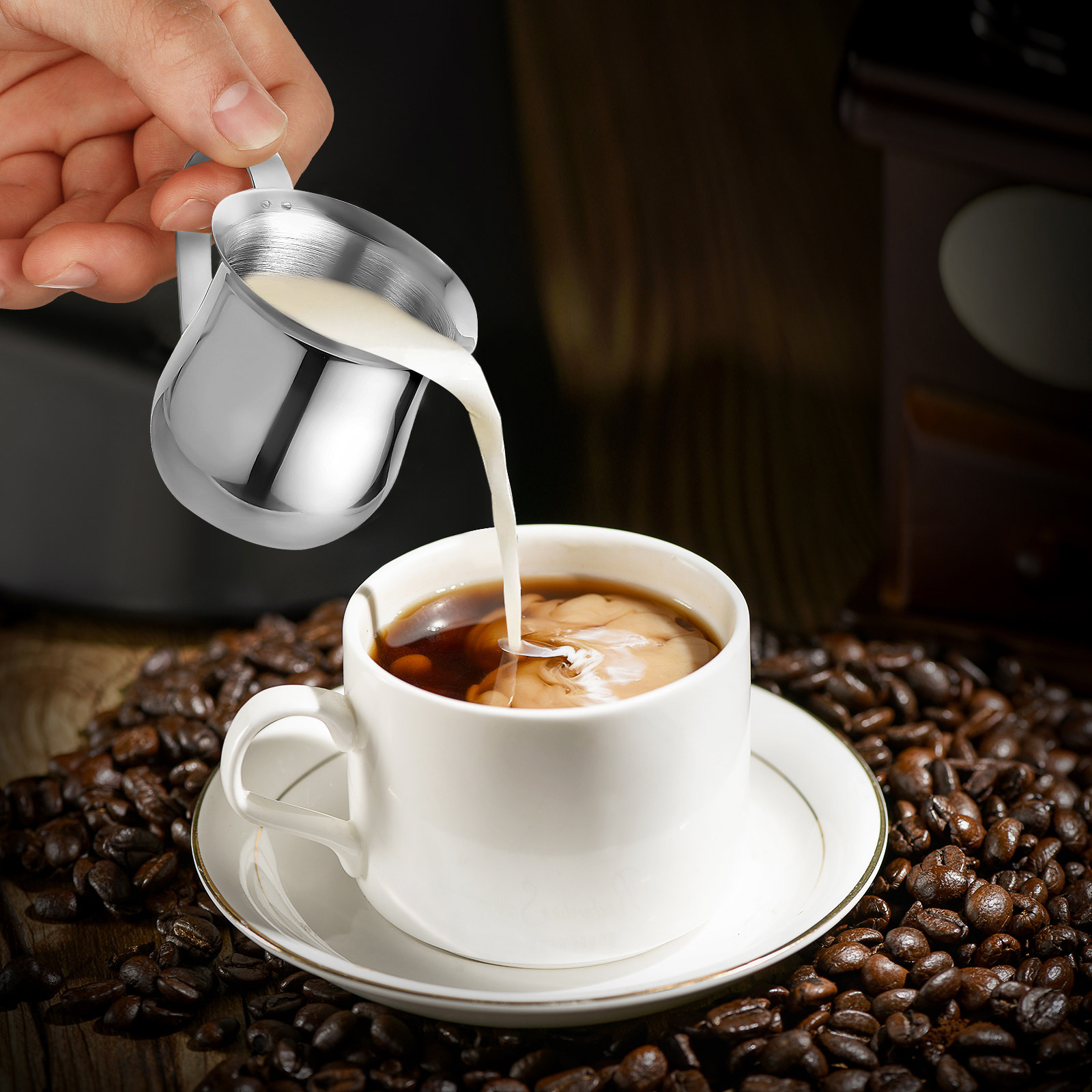 3Pcs Stainless Steel Milk Pitc – Milk Steaming Pitcher recenzja i cena