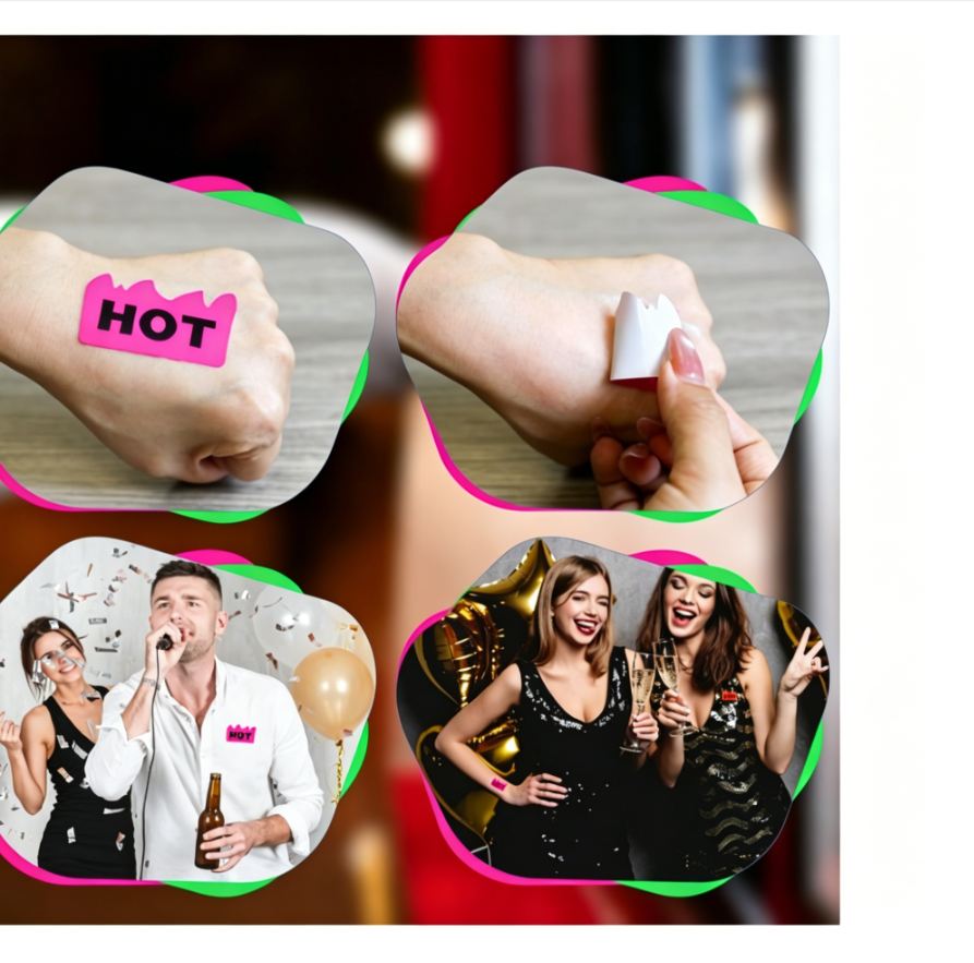 2 x 1.18 Inch Hot Stickers 500 – Coffee X recenzja i cena